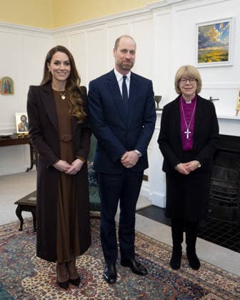 . 05 02 2026. London, United Kingdom. Prince William and Kate Middleton, the Prince and Princess of Wales , during an audience with the Archbishop of Canterbury, Dame Sarah Mullally , at Lambeth Palace in London.  xPoolx xi-Imagesx IIM-26553-0010
