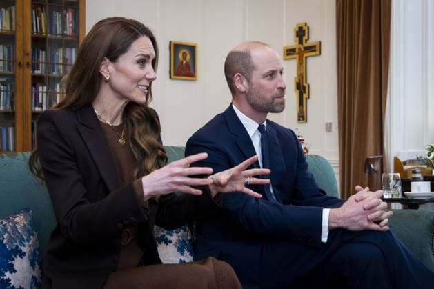 . 05 02 2026. London, United Kingdom. Prince William and Kate Middleton, the Prince and Princess of Wales , during an audience with the Archbishop of Canterbury, Dame Sarah Mullally , at Lambeth Palace in London.  xPoolx xi-Imagesx IIM-26553-0013