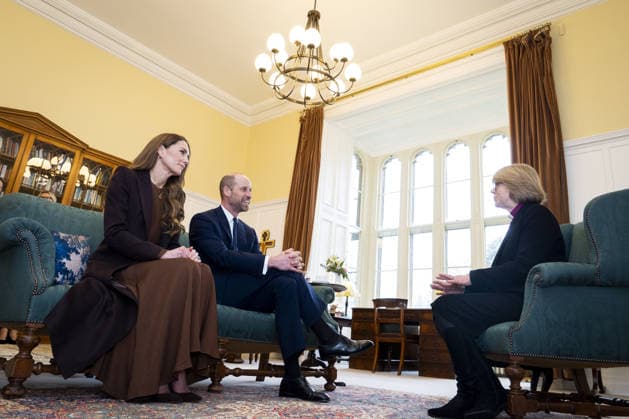 . 05 02 2026. London, United Kingdom. Prince William and Kate Middleton, the Prince and Princess of Wales , during an audience with the Archbishop of Canterbury, Dame Sarah Mullally , at Lambeth Palace in London.  xPoolx xi-Imagesx IIM-26553-0015