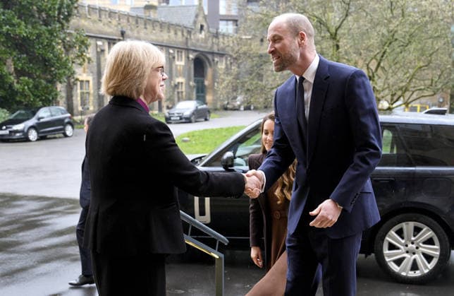 . 05 02 2026. London, United Kingdom. Prince William and Kate Middleton, the Prince and Princess of Wales , during an audience with the Archbishop of Canterbury, Dame Sarah Mullally , at Lambeth Palace in London.  xPoolx xi-Imagesx IIM-26553-0021