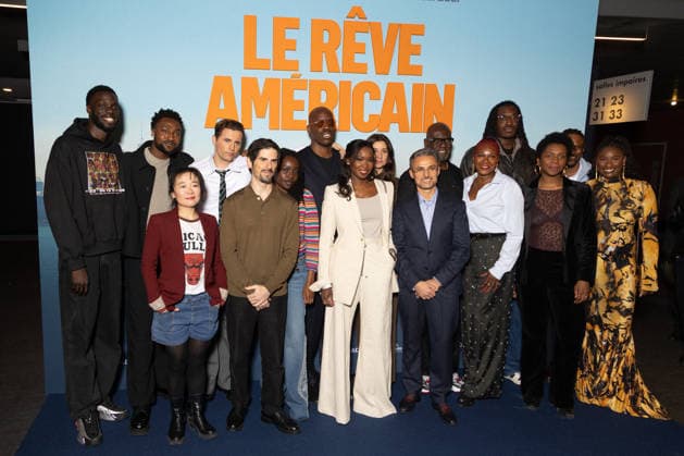 Le Reve Americain Paris Film Premiere Djibi Diakhate, guest, Yilin Yang, Raphael Quenard, Anthony Marciano, Tracy Gotoas, Jean-Pascal Zadi, guest, Margaux Dourdin Marciano, Jeremy Medjana, Bouna Ndiaye, guest, Kyliann Gousset, Olga Mouak and guests attends Le Reve Americain Paris Film Premiere at UGC Cine Cite Bercy on February 05, 2026 in Paris, France. Photo by Nasser Berzane ABACAPRESS.COM Paris France Copyright: xBerzanexNasser ABACAx
