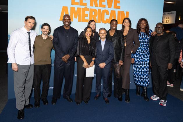 Le Reve Americain Paris Film Premiere Raphael Quenard, Anthony Marciano, Jean-Pascal Zadi, Edwige Lawson-Wade, Sandra Le Drean, Jeremy Medjana, guest, Héléna Ciak, Isabelle Yacoubou and Bouna Ndiaye attends Le Reve Americain Paris Film Premiere at UGC Cine Cite Bercy on February 05, 2026 in Paris, France. Photo by Nasser Berzane ABACAPRESS.COM Paris France Copyright: xBerzanexNasser ABACAx