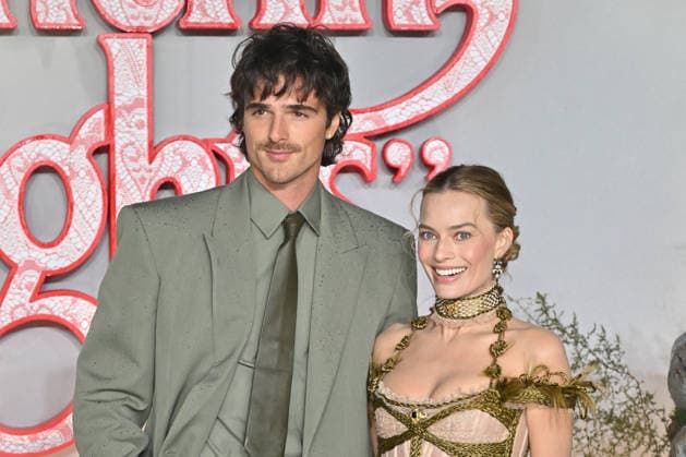 Jacob Elordi and Margot Robbie attends Wuthering Heights UK Premiere at the Odeon Luxe Leicester Square in London, England. UK. Thursday 5th February 2026 Copyright: xJamesxWarrenx _HVZE3~T