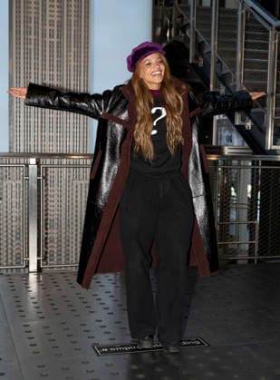 February 5, 2026, New York, Ny, United States: Leslie Grace visits the Empire State Building. Held at Empire State Building in New York. Zuma Press February 5, 2026. New York United States - ZUMAp281 20260205_zea_p281_003 Copyright: xPhotoxImagexPressx