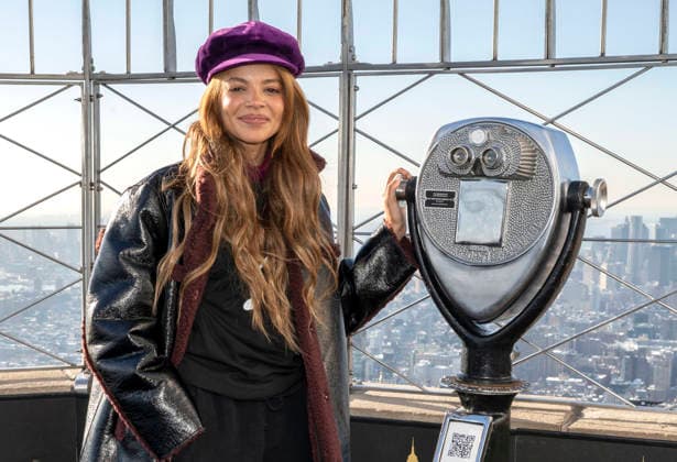 February 5, 2026, New York, Ny, United States: Leslie Grace visits the Empire State Building. Held at Empire State Building in New York. Zuma Press February 5, 2026. New York United States - ZUMAp281 20260205_zea_p281_005 Copyright: xPhotoxImagexPressx