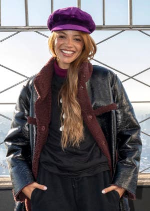 February 5, 2026, New York, Ny, United States: Leslie Grace visits the Empire State Building. Held at Empire State Building in New York. Zuma Press February 5, 2026. New York United States - ZUMAp281 20260205_zea_p281_018 Copyright: xPhotoxImagexPressx