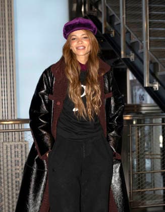 February 5, 2026, New York, Ny, United States: Leslie Grace visits the Empire State Building. Held at Empire State Building in New York. Zuma Press February 5, 2026. New York United States - ZUMAp281 20260205_zea_p281_028 Copyright: xPhotoxImagexPressx