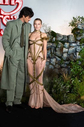 Wuthering Heights UK Premiere in London - 05 Feb 2026 Jacob Elordi and Margot Robbie attend the Wuthering Height UK premiere at Odeon Luxe Leicester Square. London United Kingdom Copyright: xLounisxTiarx xSOPAxImagesx _DSC5320