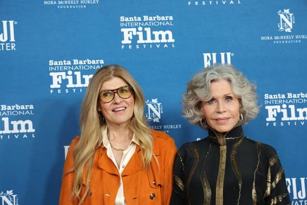 41st SIBFF: Maltin Modern Master Award SANTA BARBARA, CALIFORNIA - FEBRUARY 05: Connie Britton & Jane Fonda attends the 41st Annual Santa Barbara International Film Festival: Maltin Modern Master Award Honoring Adam Sandler at The Arlington Theatre on February 05, 2026 in Santa Barbara, California. Credit: AdMedia EDITORIAL USE ONLY  Copyright: xx AdMediax admphotostwo966669
