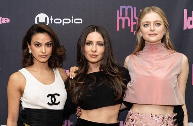 February 5, 2026, Bronx, New York, USA: Camile Mendes, Nastasya Popov and Anna Baryshnikov attend premiere of Idiotka at Crown Hill Theatre in New York, NY on February 5, 2026. Bronx USA - ZUMAr339 20260205_znp_r339_026 Copyright: xLevxRadinx
