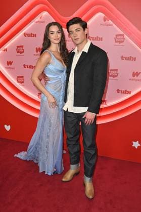 Paris Berelc & Asher Angel at Tubi s Kissing Is The Easy Part Los Angeles Premiere held at The London on February 05, 2026 in Los Angeles, California Credit: USA - ZUMAa123 20260206_zaa_a123_006 Copyright: xAdMediax