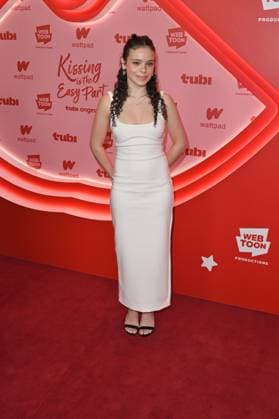 Rosalie Turmel at Tubi s Kissing Is The Easy Part Los Angeles Premiere held at The London on February 05, 2026 in Los Angeles, California Credit: USA - ZUMAa123 20260206_zaa_a123_013 Copyright: xAdMediax