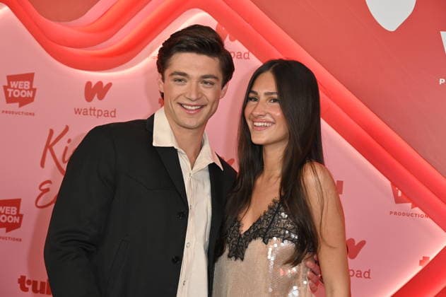 Asher Angel and Madison Teitelbaum at Tubi s Kissing Is The Easy Part Los Angeles Premiere held at The London on February 05, 2026 in Los Angeles, California Credit: USA - ZUMAa123 20260206_zaa_a123_061 Copyright: xAdMediax