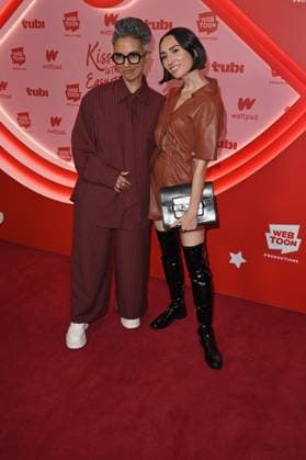 Fawzia Mirza and Andria Wilson Mirza at Tubi s Kissing Is The Easy Part Los Angeles Premiere held at The London on February 05, 2026 in Los Angeles, California Copyright: xAdMediax xMediaPunchx
