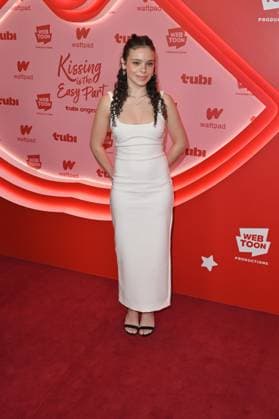 Rosalie Turmel at Tubi s Kissing Is The Easy Part Los Angeles Premiere held at The London on February 05, 2026 in Los Angeles, California Copyright: xAdMediax xMediaPunchx