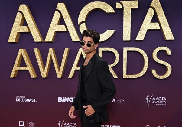 AACTA AWARDS 2026, Jeremy Franco is seen posing for a photo on the red carpet at the 2024 AACTA Awards at HOTA in Surfers Paradise, Queensland, Friday, February 6, 2026. ( NO ARCHIVING BRISBANE QUEENSLAND AUSTRALIA  Copyright: xDARRENxENGLANDx 20260206191386403473