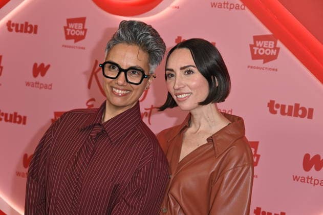 Fawzia Mirza and Andria Wilson Mirza at Tubi s Kissing Is The Easy Part Los Angeles Premiere held at The London on February 05, 2026 in Los Angeles, California Credit: USA - ZUMAa123 20260206_zaa_a123_069 Copyright: xAdMediax