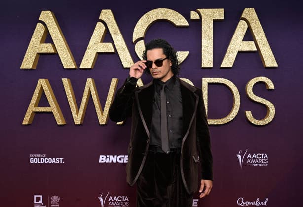 AACTA AWARDS 2026, Mark Coles Smith is seen posing for a photo on the red carpet at the 2024 AACTA Awards at HOTA in Surfers Paradise, Queensland, Friday, February 6, 2026. ( NO ARCHIVING BRISBANE QUEENSLAND AUSTRALIA  Copyright: xDARRENxENGLANDx 20260206125571303250