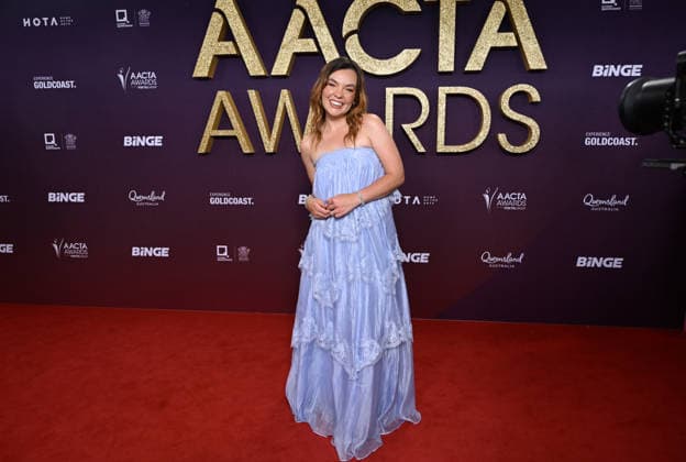 AACTA AWARDS 2026, Chloe Hayden is seen posing for a photo on the red carpet at the 2024 AACTA Awards at HOTA in Surfers Paradise, Queensland, Friday, February 6, 2026. ( NO ARCHIVING BRISBANE QUEENSLAND AUSTRALIA  Copyright: xDARRENxENGLANDx 20260206166857745056