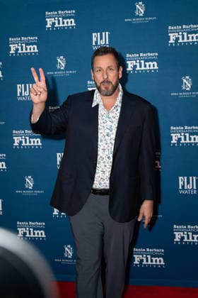 The 41st Santa Barbara International Film Festival at the Arlington Theater, Santa Barbara, USA, Thursday 5 February 2026. Actor and comedian Adam Sandler attends the 41st Santa Barbara International Film Festival to receive the Maltin Modern Master Award at the Arlington Theater in Santa Barbara, USA, Thursday, 5 February 2026., Credit:JERRY PEREZ Avalon USA, California, Santa Barbara  Copyright: xJERRYxPEREZx xAvalonx 1072460413