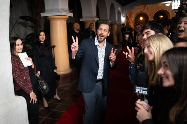 The 41st Santa Barbara International Film Festival at the Arlington Theater, Santa Barbara, USA, Thursday 5 February 2026. Actor and comedian Adam Sandler attends the 41st Santa Barbara International Film Festival to receive the Maltin Modern Master Award at the Arlington Theater in Santa Barbara, USA, Thursday, 5 February 2026., Credit:JERRY PEREZ Avalon USA, California, Santa Barbara  Copyright: xJERRYxPEREZx xAvalonx 1072460472