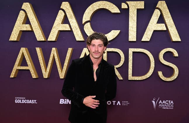 AACTA AWARDS 2026, Ben Turland is seen posing for a photo on the red carpet at the 2024 AACTA Awards at HOTA in Surfers Paradise, Queensland, Friday, February 6, 2026. ( NO ARCHIVING BRISBANE QUEENSLAND AUSTRALIA  Copyright: xDARRENxENGLANDx 20260206125751979226