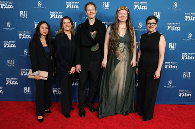 41st Annual Santa Barbara International Film Festival: Maltin Modern Master Award Honoring Adam Sandler 5 February 2026 . Santa Barbara, California Christie Herring, Christy McGill, Lara St. John, Patrick Hamm, Sanjana Bhambhani attend 41st Annual Santa Barbara International Film Festival: Maltin Modern Master Award Honoring Adam Sandler held at rlington Theatre in Santa Barbara., Credit:Sadou Faye Avalon United States, CA, Santa Barbara, Arlington Theatre  Copyright: xSadouxFayex xAvalonx 1072497586