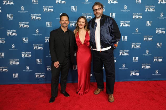 41st Annual Santa Barbara International Film Festival: Maltin Modern Master Award Honoring Adam Sandler 5 February 2026 . Santa Barbara, California Tim Doiron, Auden Thorton, Andy Hines attend 41st Annual Santa Barbara International Film Festival: Maltin Modern Master Award Honoring Adam Sandler held at rlington Theatre in Santa Barbara., Credit:Sadou Faye Avalon United States, CA, Santa Barbara, Arlington Theatre  Copyright: xSadouxFayex xAvalonx 1072497880