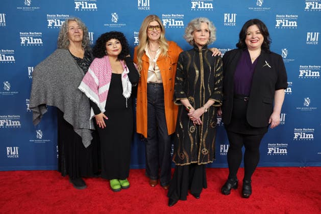 41st Annual Santa Barbara International Film Festival: Maltin Modern Master Award Honoring Adam Sandler 5 February 2026 . Santa Barbara, California Diane Wilson, Katie Camosy, Jane Fonda, Jenny Espino, Connie Britton attend 41st Annual Santa Barbara International Film Festival: Maltin Modern Master Award Honoring Adam Sandler held at rlington Theatre in Santa Barbara., Credit:Sadou Faye Avalon United States, CA, Santa Barbara, Arlington Theatre  Copyright: xSadouxFayex xAvalonx 1072498090