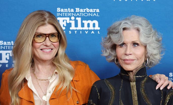 41st Annual Santa Barbara International Film Festival: Maltin Modern Master Award Honoring Adam Sandler 5 February 2026 . Santa Barbara, California - Connie Britton, Jane FondaAt 41st Annual Santa Barbara International Film Festival: Maltin Modern Master Award Honoring Adam Sandler held at rlington Theatre in Santa Barbara., Credit:Sadou Faye Avalon United States, CA, Santa Barbara, Arlington Theatre  Copyright: xSadouxFayex xAvalonx 1072498113
