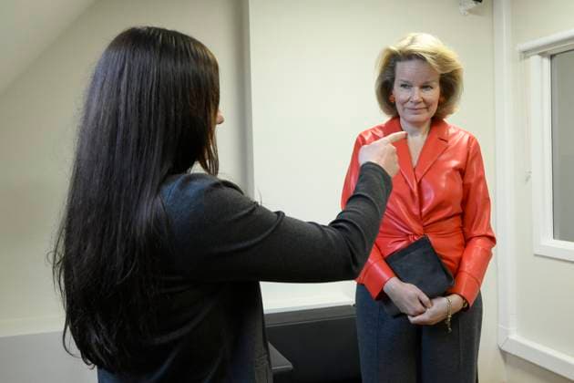 Queen Mathilde visits the Sexual Violence Care Centre in Lodelinsart LODELINSART, BELGIUM - FEBRUARY 06 : Queen Mathilde of Belgium visits the Sexual Violence Support Centre (CPVS) in Lodelinsart. Victims of sexual violence receive comprehensive support there, including medical care, legal assistance and psychological support, in a comforting and respectful environment that acknowledges their suffering. on February 6, 2026 in Lodelinsart, Belgium, 06 02 2026 Lodelinsart Belgium  Copyright: xPhilipxReynaersx