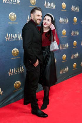 Alex Keil and Anita Eichhorn at the premiere of the Cirque du Soleil Alegria show at the Theresienwiese in Munich, 05 02 2026 Foto:xN.xKolinzx xFuturexImagex alegria_6204