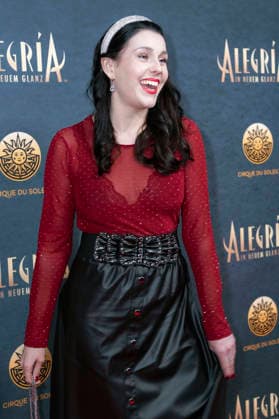 Anita Eichhorn at the premiere of the Cirque du Soleil Alegria show at the Theresienwiese in Munich, 05 02 2026 Foto:xN.xKolinzx xFuturexImagex alegria_6206