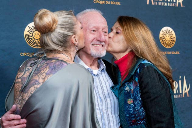 Miriam Beyer, Sepp Schauer and Corinna Binzer at the premiere of the Cirque du Soleil Alegria show at the Theresienwiese in Munich, 05 02 2026 Foto:xN.xKolinzx xFuturexImagex alegria_6208