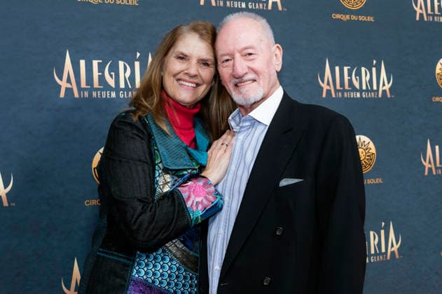Corinna Binzer and Sepp Schauer at the premiere of the Cirque du Soleil Alegria show at the Theresienwiese in Munich, 05 02 2026 Foto:xN.xKolinzx xFuturexImagex alegria_6212