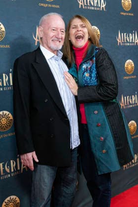 Sepp Schauer and Corinna Binzer at the premiere of the Cirque du Soleil Alegria show at the Theresienwiese in Munich, 05 02 2026 Foto:xN.xKolinzx xFuturexImagex alegria_6213