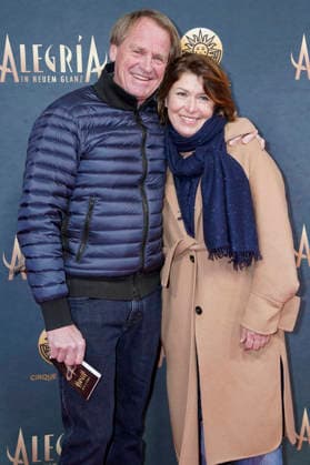 Markus Wasmeier with his wife Brigitte Wasmeier at the premiere of the Cirque du Soleil Alegria show at the Theresienwiese in Munich, 05 02 2026 Foto:xN.xKolinzx xFuturexImagex alegria_6230