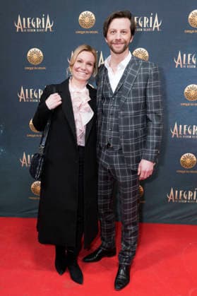 Isabell Stern and Jonathan Beck at the premiere of the Cirque du Soleil Alegria show at the Theresienwiese in Munich, 05 02 2026 Foto:xN.xKolinzx xFuturexImagex alegria_6236