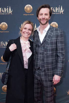 Isabell Stern and Jonathan Beck at the premiere of the Cirque du Soleil Alegria show at the Theresienwiese in Munich, 05 02 2026 Foto:xN.xKolinzx xFuturexImagex alegria_6237