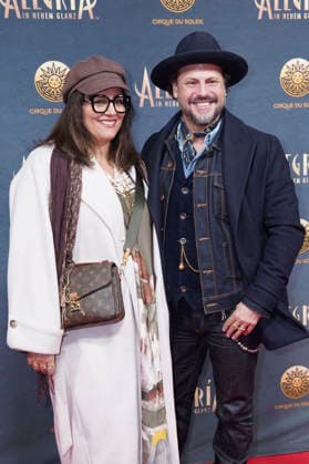 Manuel Cortez with wife Saina Bayatpour at the premiere of the Cirque du Soleil Alegria show at the Theresienwiese in Munich, 05 02 2026 Foto:xN.xKolinzx xFuturexImagex alegria_6246