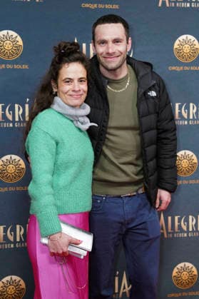 Maya Haddad and Jonathan Müller at the premiere of the Cirque du Soleil Alegria show at the Theresienwiese in Munich, 05 02 2026 Foto:xN.xKolinzx xFuturexImagex alegria_6259