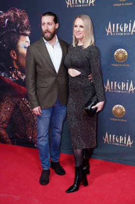 Sergio Caliz and Ruth Hofmann at the premiere of the Cirque du Soleil Alegria show at the Theresienwiese in Munich, 05 02 2026 Foto:xN.xKolinzx xFuturexImagex alegria_6286