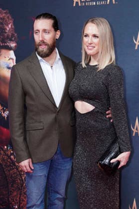 Sergio Caliz and Ruth Hofmann at the premiere of the Cirque du Soleil Alegria show at the Theresienwiese in Munich, 05 02 2026 Foto:xN.xKolinzx xFuturexImagex alegria_6287