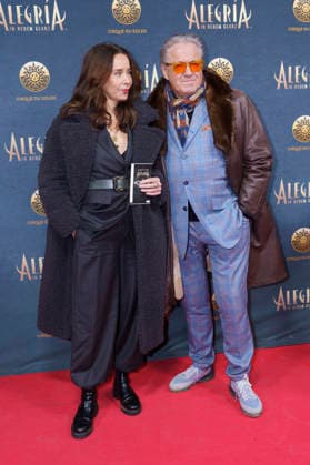 Katharina Müller Elmau and Michael Brandner at the premiere of the Cirque du Soleil Alegria show at the Theresienwiese in Munich, 05 02 2026 Foto:xN.xKolinzx xFuturexImagex alegria_6314