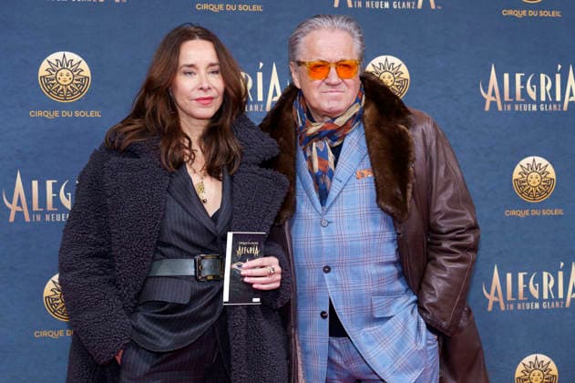 Katharina Müller Elmau and Michael Brandner at the premiere of the Cirque du Soleil Alegria show at the Theresienwiese in Munich, 05 02 2026 Foto:xN.xKolinzx xFuturexImagex alegria_6317