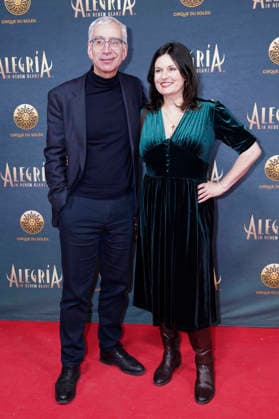 Reinhard Scolik and Angela Ascher at the premiere of the Cirque du Soleil Alegria show at the Theresienwiese in Munich, 05 02 2026 Foto:xN.xKolinzx xFuturexImagex alegria_6322