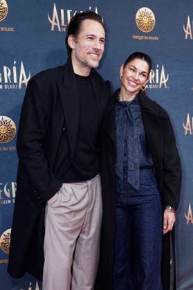 Alexander Mazza and Viola Mazza at the premiere of the Cirque du Soleil Alegria show at the Theresienwiese in Munich, 05 02 2026 Foto:xN.xKolinzx xFuturexImagex alegria_6345