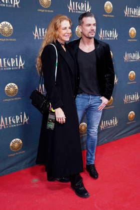 Giulia Siegel and Ludwig Heer at the premiere of the Cirque du Soleil Alegria show at the Theresienwiese in Munich, 05 02 2026 Foto:xN.xKolinzx xFuturexImagex alegria_6347