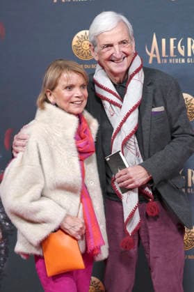 Uschi Glas with husband Dieter Hermann at the premiere of the show Cirque du Soleil Alegria at Theresienwiese Munich, 05 02 2026 Foto:xN.xKolinzx xFuturexImagex alegria_6355