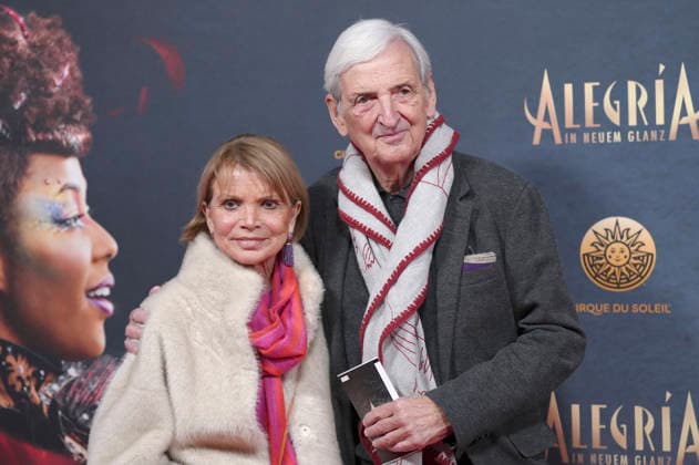 Uschi Glas with husband Dieter Hermann at the premiere of the show Cirque du Soleil Alegria at Theresienwiese Munich, 05 02 2026 Foto:xN.xKolinzx xFuturexImagex alegria_6358